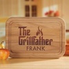 image:imageDaddio of the Patio Personalized Red Alder Wood Cutting Board  Custom Engraved 11 x 16Inch Chopping and Serving Boards Fathers Day Holiday and Housewarming Gifts Add Name by Lillian VernonBoard  The Grillfather