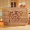 image:imageDaddio of the Patio Personalized Red Alder Wood Cutting Board  Custom Engraved 11 x 16Inch Chopping and Serving Boards Fathers Day Holiday and Housewarming Gifts Add Name by Lillian VernonBoard  Daddio