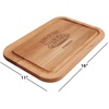 image:imageDaddio of the Patio Personalized Red Alder Wood Cutting Board  Custom Engraved 11 x 16Inch Chopping and Serving Boards Fathers Day Holiday and Housewarming Gifts Add Name by Lillian VernonBoard  King of Grill