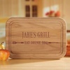 image:imageDaddio of the Patio Personalized Red Alder Wood Cutting Board  Custom Engraved 11 x 16Inch Chopping and Serving Boards Fathers Day Holiday and Housewarming Gifts Add Name by Lillian VernonBoard  Eat  Drink  BBQ