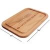 image:imageDaddio of the Patio Personalized Red Alder Wood Cutting Board  Custom Engraved 11 x 16Inch Chopping and Serving Boards Fathers Day Holiday and Housewarming Gifts Add Name by Lillian VernonBoard  Eat  Drink  BBQ