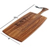 image:imageHappily Ever After Personalized Red Alder Wood Cutting Board  Custom Engraved 11 x 16Inch Wood Chopping and Serving Boards Wedding and Housewarming Gifts Add Names and Date by Lillian VernonEat  Drink  Be Married