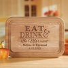 image:imageHappily Ever After Personalized Red Alder Wood Cutting Board  Custom Engraved 11 x 16Inch Wood Chopping and Serving Boards Wedding and Housewarming Gifts Add Names and Date by Lillian VernonBe Married