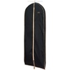 image:imageLillian Vernon Block Monogram Garment Bag for Men amp Women  Personalized 50 Clothing Protector for Suits Dresses Gowns Costumes amp Uniforms Heavy Duty Black Poly Bags for Travel amp StorageBlock Monogram