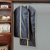 image:imageLillian Vernon Block Monogram Garment Bag for Men amp Women  Personalized 50 Clothing Protector for Suits Dresses Gowns Costumes amp Uniforms Heavy Duty Black Poly Bags for Travel amp StorageBlock Monogram