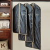 image:imageLillian Vernon Block Monogram Garment Bag for Men amp Women  Personalized 50 Clothing Protector for Suits Dresses Gowns Costumes amp Uniforms Heavy Duty Black Poly Bags for Travel amp StorageScript Monogram