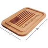 image:imageLillian Vernon Christmas Forest Personalized Wood Cutting Board  34thick 11 x 16W Holiday Charcuterie BoardAmerican Flag