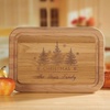 image:imageLillian Vernon Christmas Forest Personalized Wood Cutting Board  34thick 11 x 16W Holiday Charcuterie BoardChristmas Forest
