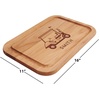 image:imageLillian Vernon Christmas Forest Personalized Wood Cutting Board  34thick 11 x 16W Holiday Charcuterie BoardGolf Cart