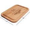 image:imageLillian Vernon Christmas Forest Personalized Wood Cutting Board  34thick 11 x 16W Holiday Charcuterie BoardScroll