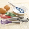 image:imageLillian Vernon Colorful Mini Silicone Whisks Set  5Piece Rainbow Kitchen Utensils for Cooking Baking Egg Beating amp Mixing 65 Inch Small Non Stick Stainless Steel Wire Beaters Dishwasher Safe