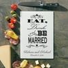 image:imageLillian Vernon Eat Drink Be Married Personalized Glass Cutting BoardCustom Tempered Glass Kitchen Unique Wedding Anniversary and Engagement Gifts ShatterHeatResistant Add Name 8x11InchesBe Married