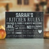 image:imageLillian Vernon Eat Drink Be Married Personalized Glass Cutting BoardCustom Tempered Glass Kitchen Unique Wedding Anniversary and Engagement Gifts ShatterHeatResistant Add Name 8x11InchesBlack Kitchen