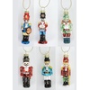 image:imageLillian Vernon Glass Christmas Ornaments  Nutcracker Set of 6 Hand Blown Mini Tree Decorations Holiday Home DecorNutcracker