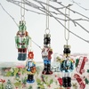 image:imageLillian Vernon Glass Christmas Ornaments  Nutcracker Set of 6 Hand Blown Mini Tree Decorations Holiday Home DecorNutcracker