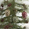 image:imageLillian Vernon Glass Pinecone Ornaments with Leather String  Set of 3 Hanging String 3 Diameter Holiday Tree Dcor Gifts