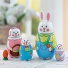 image:imageLillian Vernon Nativity Nesting Dolls Matryoshka Religious Christmas Dcor Table Decorations and Centerpieces Set of 5Bunny