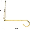 image:imageLillian Vernon Personalized Christmas Tree Brass Stocking Holder  Weighted Mantle Engraved Gold HangerTree