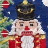 image:imageLillian Vernon Personalized Heirloom Needlepoint Stocking  SnowmanChristmas Wool with Cotton 9 12 x 17Nutcracker Personalized