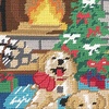 image:imageLillian Vernon Personalized Heirloom Needlepoint Stocking  SnowmanChristmas Wool with Cotton 9 12 x 17Puppies Personalized