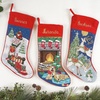 image:imageLillian Vernon Personalized Heirloom Needlepoint Stocking  SnowmanChristmas Wool with Cotton 9 12 x 17Puppies Personalized