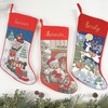 image:imageLillian Vernon Personalized Heirloom Needlepoint Stocking  SnowmanChristmas Wool with Cotton 9 12 x 17Reindeer Personalized