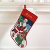 image:imageLillian Vernon Personalized Heirloom Needlepoint Stocking  SnowmanChristmas Wool with Cotton 9 12 x 17Santa Personalized