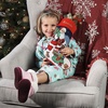 image:imageLillian Vernon Personalized Heirloom Needlepoint Stocking  SnowmanChristmas Wool with Cotton 9 12 x 17Santa Personalized