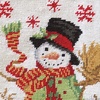 image:imageLillian Vernon Personalized Heirloom Needlepoint Stocking  SnowmanChristmas Wool with Cotton 9 12 x 17Snowman Personalized