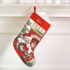 image:imageLillian Vernon Personalized Heirloom Needlepoint Stocking  SnowmanChristmas Wool with Cotton 9 12 x 17Teddy Bearpersonalized