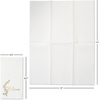 image:imageLillian Vernon Red Roses LinenLike Disposable Hand Towels Set of 100 50 Cotton 50 Paper Blend 13 by 17 Open and 4 12 by 8 12 Closed Wedding Party Anniversary PartySilver Scroll
