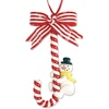image:imageLillian Vernon Resin Santa amp Friends Ornaments  Set of 3 Mini Tree Decorations Festive Holiday Home Dcor String Included