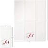 image:imageLillian Vernon Square Personalized Monogram Guest Towels  5 Foil Initial Color Options Linen Feel Disposable Set for Bathroom Wedding amp Party  Pack of 100 13x17 Open 45x85 FoldedHeart