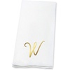 image:imageLillian Vernon Square Personalized Monogram Guest Towels  5 Foil Initial Color Options Linen Feel Disposable Set for Bathroom Wedding amp Party  Pack of 100 13x17 Open 45x85 FoldedScript