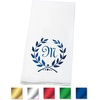 image:imageLillian Vernon Square Personalized Monogram Guest Towels  5 Foil Initial Color Options Linen Feel Disposable Set for Bathroom Wedding amp Party  Pack of 100 13x17 Open 45x85 FoldedWreath