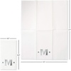image:imageLillian Vernon Square Personalized Monogram Guest Towels  5 Foil Initial Color Options Linen Feel Disposable Set for Bathroom Wedding amp Party  Pack of 100 13x17 Open 45x85 FoldedDot