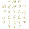image:imageLillian Vernon Square Personalized Monogram Guest Towels  5 Foil Initial Color Options Linen Feel Disposable Set for Bathroom Wedding amp Party  Pack of 100 13x17 Open 45x85 FoldedScript