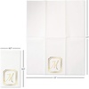 image:imageLillian Vernon Square Personalized Monogram Guest Towels  5 Foil Initial Color Options Linen Feel Disposable Set for Bathroom Wedding amp Party  Pack of 100 13x17 Open 45x85 FoldedFrame