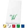 image:imageLillian Vernon Square Personalized Monogram Guest Towels  5 Foil Initial Color Options Linen Feel Disposable Set for Bathroom Wedding amp Party  Pack of 100 13x17 Open 45x85 FoldedScript