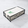 image:imageLillian Vernon Square Personalized Monogram Guest Towels  5 Foil Initial Color Options Linen Feel Disposable Set for Bathroom Wedding amp Party  Pack of 100 13x17 Open 45x85 FoldedScript