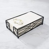 image:imageLillian Vernon Square Personalized Monogram Guest Towels  5 Foil Initial Color Options Linen Feel Disposable Set for Bathroom Wedding amp Party  Pack of 100 13x17 Open 45x85 FoldedScroll