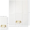 image:imageLillian Vernon Square Personalized Monogram Guest Towels  5 Foil Initial Color Options Linen Feel Disposable Set for Bathroom Wedding amp Party  Pack of 100 13x17 Open 45x85 FoldedLion