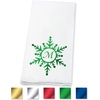 image:imageLillian Vernon Square Personalized Monogram Guest Towels  5 Foil Initial Color Options Linen Feel Disposable Set for Bathroom Wedding amp Party  Pack of 100 13x17 Open 45x85 FoldedSnowflakes