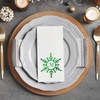 image:imageLillian Vernon Square Personalized Monogram Guest Towels  5 Foil Initial Color Options Linen Feel Disposable Set for Bathroom Wedding amp Party  Pack of 100 13x17 Open 45x85 FoldedSnowflakes