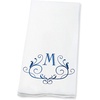 image:imageLillian Vernon Square Personalized Monogram Guest Towels  5 Foil Initial Color Options Linen Feel Disposable Set for Bathroom Wedding amp Party  Pack of 100 13x17 Open 45x85 FoldedScroll