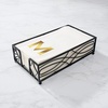 image:imageLillian Vernon Square Personalized Monogram Guest Towels  5 Foil Initial Color Options Linen Feel Disposable Set for Bathroom Wedding amp Party  Pack of 100 13x17 Open 45x85 FoldedCopperplate