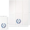 image:imageLillian Vernon Square Personalized Monogram Guest Towels  5 Foil Initial Color Options Linen Feel Disposable Set for Bathroom Wedding amp Party  Pack of 100 13x17 Open 45x85 FoldedWreath