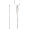 image:imageLillian Vernon Twinkle Glass Icicle Ornaments  Set of 12 Mini Tree Decorations Festive Holiday Home Dcor String Included 5 Long