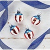 image:imageLillian Vernon Uncle Sam Blown Glass Patriotic Ornaments  Handcrafted Hanging Tree Decorations Uncle Sam American Hat Party Decor 125 in American 12Piece SetPatriotic Americana