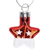 image:imageLillian Vernon Uncle Sam Blown Glass Patriotic Ornaments  Handcrafted Hanging Tree Decorations Uncle Sam American Hat Party Decor 125 in American 12Piece SetPatriotic Stars